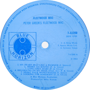 Blue-Horizon-7-63200-Fleetwood-Mac-label