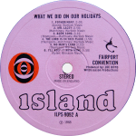 ILPS-9092-Fairport-Convention-label