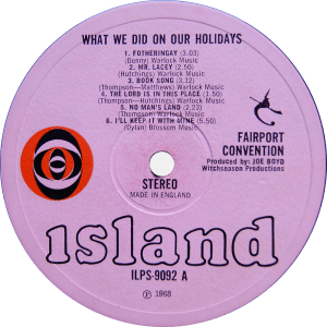 ILPS-9092-Fairport-Convention-label