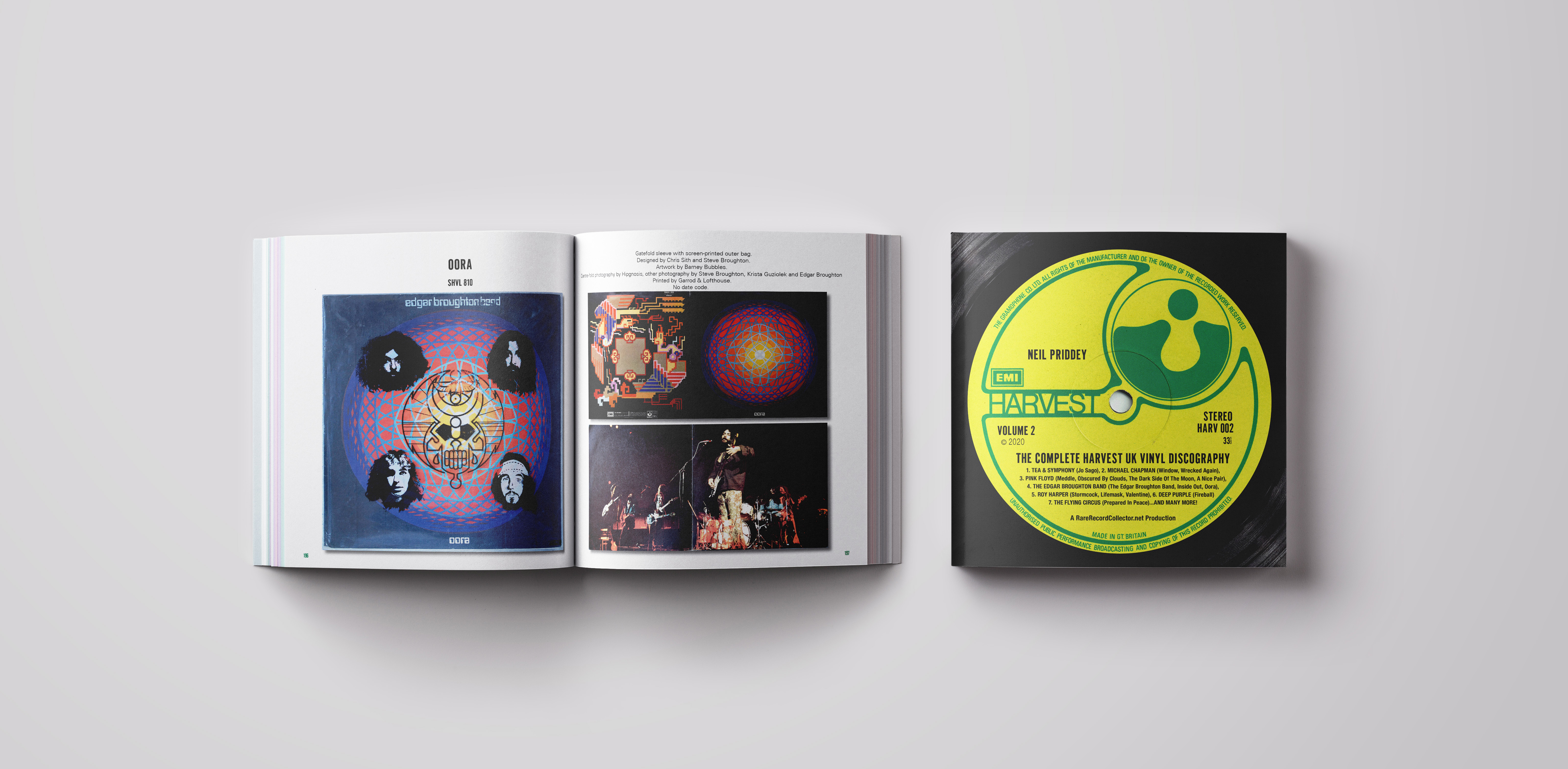 Book cover and spread mockup 196-197